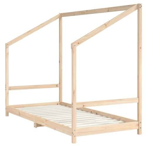 Okvir za dječji krevet 2x(90x200) cm od masivne borovine - Prirodna 2 x (90 x 200) cm Cijena