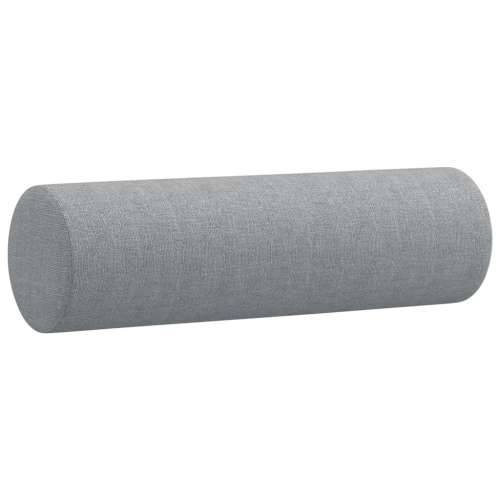 2-dijelni set sofa s jastucima svjetlosivi od tkanine - Svjetlosiva s jastučićima Cijena
