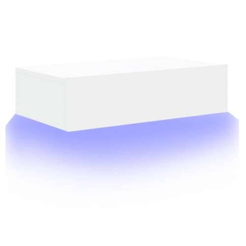 TV ormarić s LED svjetlima bijeli 60 x 35 x 15,5 cm - Bijela 1 60 cm Cijena