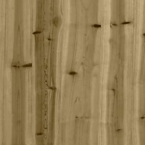 Vrtna sadilica s izgledom ograde 50x50x50 cm od borovine - Prirodno impregnirano 50 x 50 x 50 cm 1 Cijena