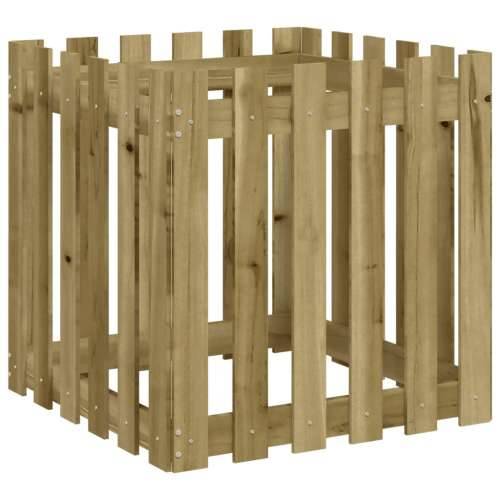 Vrtna sadilica s izgledom 60x60x60 cm impregnirana borovina Prirodno impregnirano 60 x 60 x 60 cm 1 Cijena