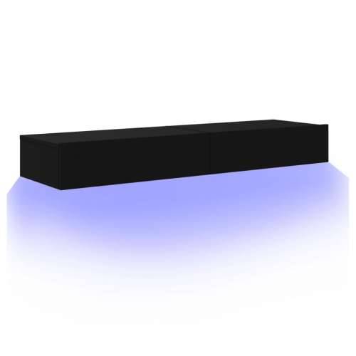 TV ormarići s LED svjetlima 2 kom crni 60 x 35 x 15,5 cm - Crna 2 60 cm Cijena