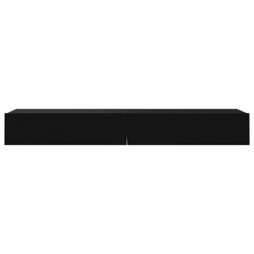 TV ormarići s LED svjetlima 2 kom crni 60 x 35 x 15,5 cm - Crna 2 60 cm Cijena