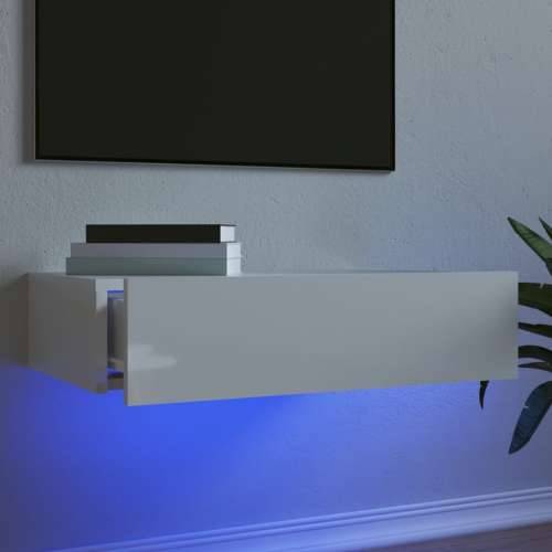 TV ormarić s LED svjetlima visoki sjaj bijeli 60 x 35 x 15,5 cm Cijena