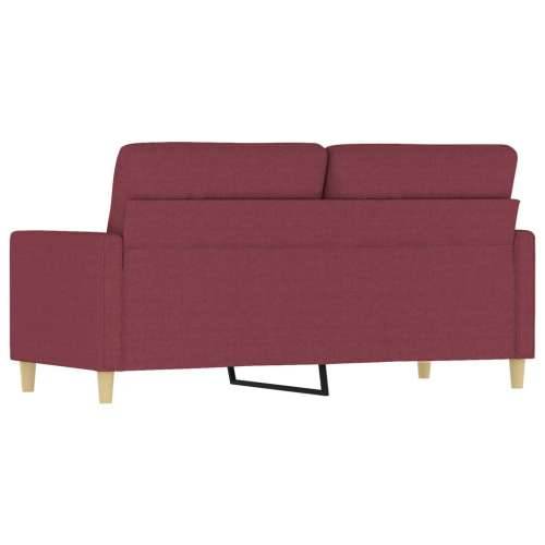 Dvosjed od tkanine crvena boja vina 140 cm - boja crnog vina 140 cm Cijena