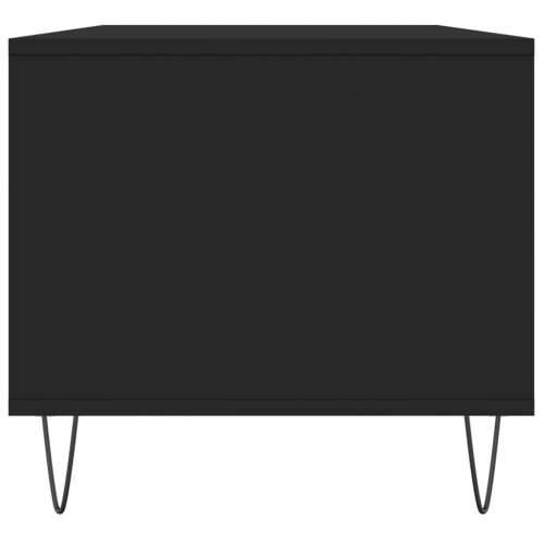 Stolić za kavu crni 90 x 49 x 45 cm od konstruiranog drva - Crna 1 Cijena