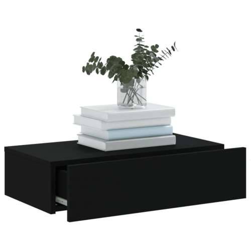 TV ormarić s LED svjetlima crni 60 x 35 x 15,5 cm - Crna 1 60 cm Cijena