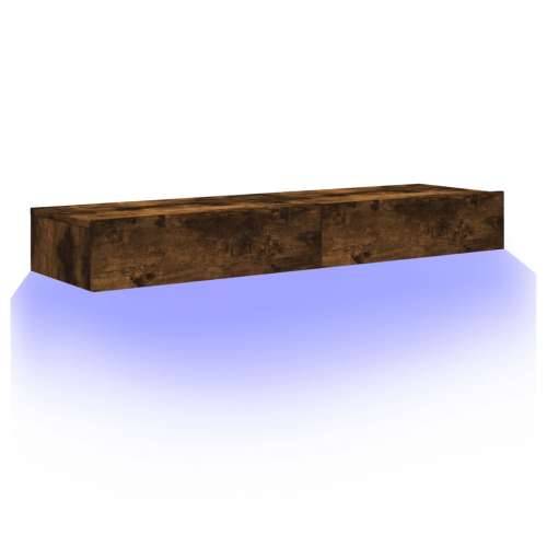 TV ormarići LED 2 kom boja dimljenog hrasta 60 x 35 x 15,5 cm - Dimljeni hrast 2 60 cm Cijena