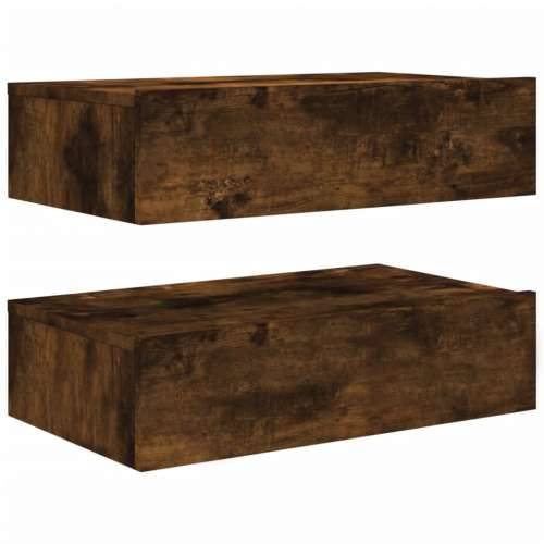 TV ormarići LED 2 kom boja dimljenog hrasta 60 x 35 x 15,5 cm - Dimljeni hrast 2 60 cm Cijena