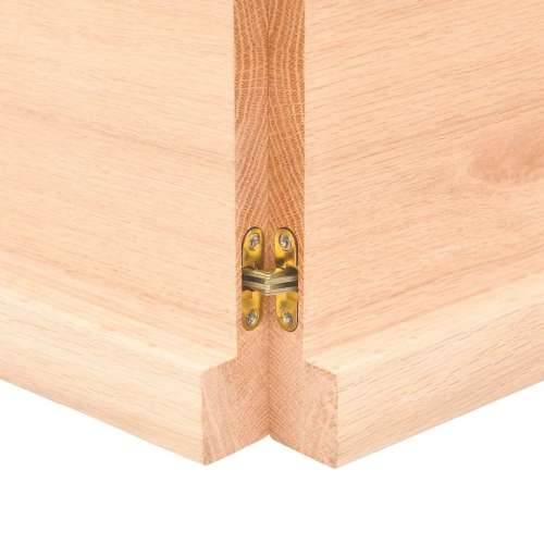 Stolna ploča 140 x 50 x (2-4) cm od hrastovine sa živim rubom - Prirodna 140 x 50 x 4 cm 1 Cijena