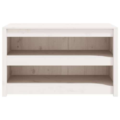 Vanjski kuhinjski ormarić bijeli 106x55x64 cm masivna borovina - Bijela boja bora 106 x 55 x 64 cm 1 2 police Cijena