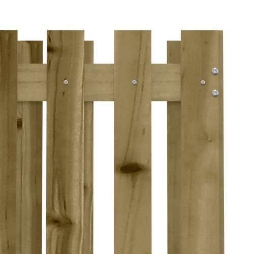 Vrtna sadilica s izgledom ograde 70 x 70 x 70 cm od borovine - Prirodno impregnirano 70 x 70 x 70 cm 1 Cijena