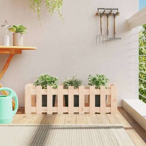 Povišena gredica - Vrtna gredica 100 x 30 x 30 cm od masivne borovine - Prirodna boja bora 100 x 30 x 30 cm 1 Cijena