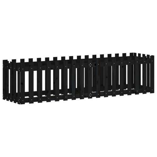 Stupići za parking crna 200x50x50 cm masivna borovina Crna boja bora 200 x 50 x 50 cm 1 Cijena