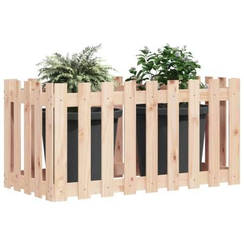 Povišena gredica - Vrtna gredica 100x30x30 cm od masivne borovine - Prirodna boja bora 100 x 50 x 50 cm 1 Cijena