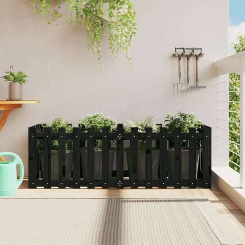 Povišena gredica - Vrtna gredica crna 150x50x50 cm masivna borovina - Crna boja bora 150 x 50 x 50 cm 1 Cijena