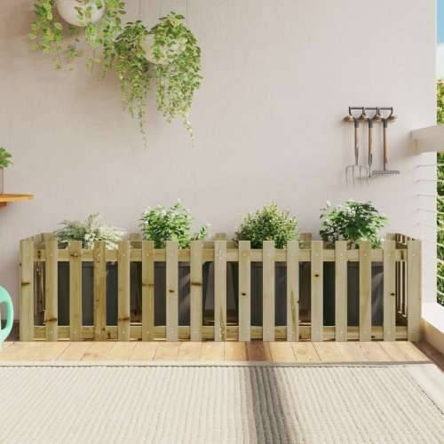 Povišena gredica - Vrtna gredica 200x50x50 cm impregnirana borovina - Prirodno impregnirano 200 x 50 x 50 cm 1 Cijena
