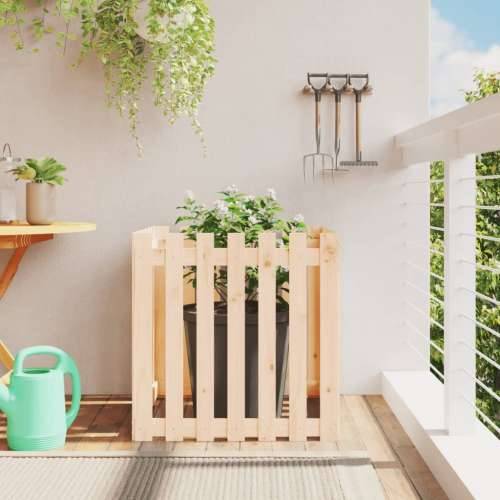 Vrtna sadilica s izgledom ograde 70x70x70 cm masivna duglazije - Prirodna boja bora 70 x 70 x 70 cm 1 Cijena