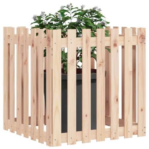 Vrtna sadilica s izgledom ograde 70x70x70 cm masivna duglazije - Prirodna boja bora 70 x 70 x 70 cm 1 Cijena