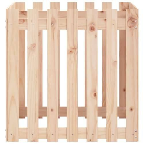 Vrtna sadilica s izgledom ograde 70x70x70 cm masivna duglazije - Prirodna boja bora 70 x 70 x 70 cm 1 Cijena