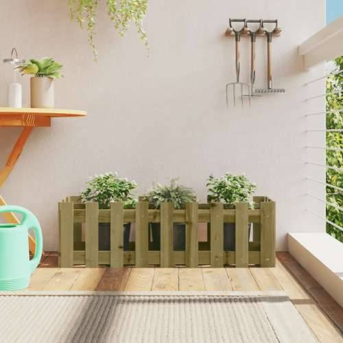 Povišena gredica - Vrtna gredica 100x30x30 cm impregnirana borovina - Prirodno impregnirano 100 x 30 x 30 cm 1 Cijena