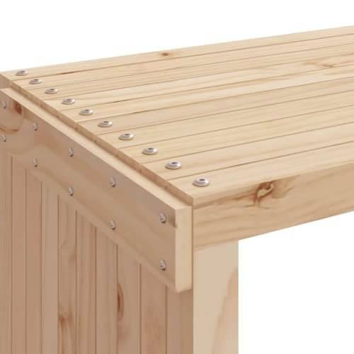 Vrtna klupa produživa 212,5x40,5x45 od masivne borovine - Prirodna boja bora 1 Cijena