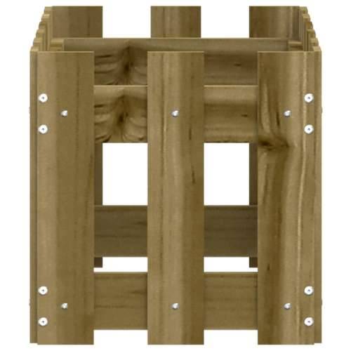 Vrtna sadilica s izgledom 60x30x30 cm impregnirana borovina - Prirodno impregnirano 60 x 30 x 30 cm 1 Cijena