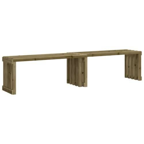 Vrtna klupa produživa 212,5x40,5x45 od impregnirane borovine - Prirodno impregnirano 1 2 Cijena