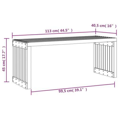 Vrtna klupa produživa 212,5x40,5x45 od impregnirane borovine - Prirodno impregnirano 1 2 Cijena