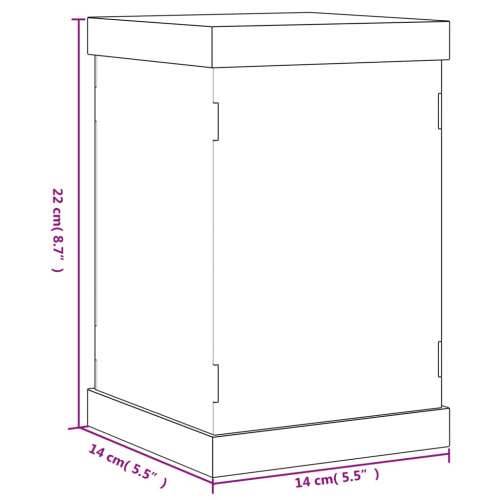 Kutija za izlaganje prozirna 14 x 14 x 22 cm akrilna - 14 x 14 x 22 cm Cijena