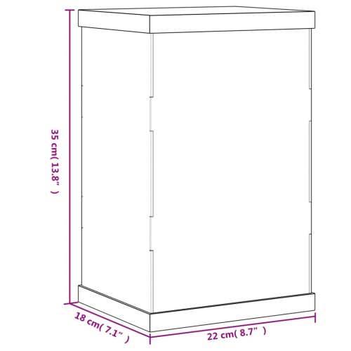 Kutija za izlaganje prozirna 22 x 18 x 35 cm akrilna - 22 x 18 x 35 cm Cijena