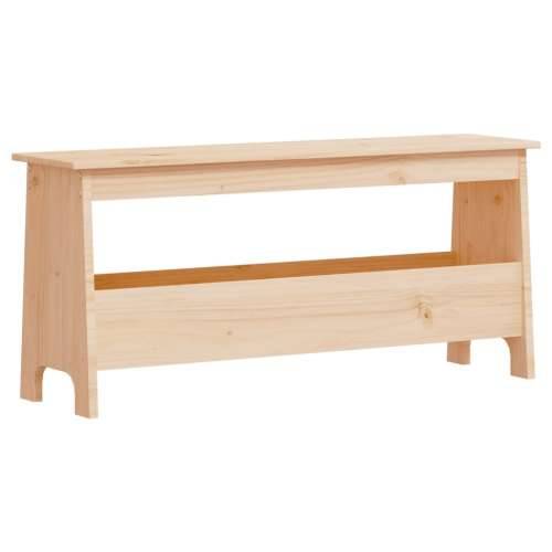 Klupa za hodnik 100x28x45 cm od masivne borovine - Prirodna 100 x 28 x 45 cm Cijena