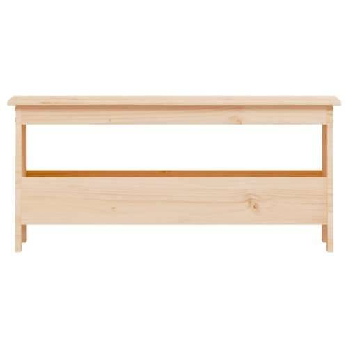 Klupa za hodnik 100x28x45 cm od masivne borovine - Prirodna 100 x 28 x 45 cm Cijena