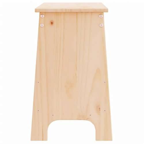 Klupa za hodnik 100x28x45 cm od masivne borovine - Prirodna 100 x 28 x 45 cm Cijena