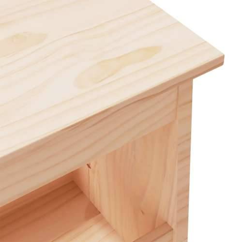 Klupa za hodnik 100x28x45 cm od masivne borovine - Prirodna 100 x 28 x 45 cm Cijena