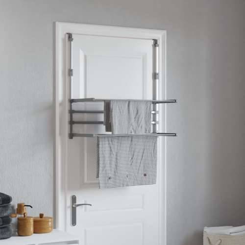 Stalak za sušenje za balkon 89 x 25 x (60 - 95) cm aluminijski - 89 x 25 x 95 cm Cijena