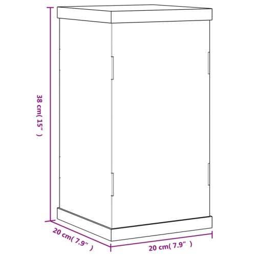 Kutija za izlaganje prozirna 20 x 20 x 38 cm akrilna Cijena