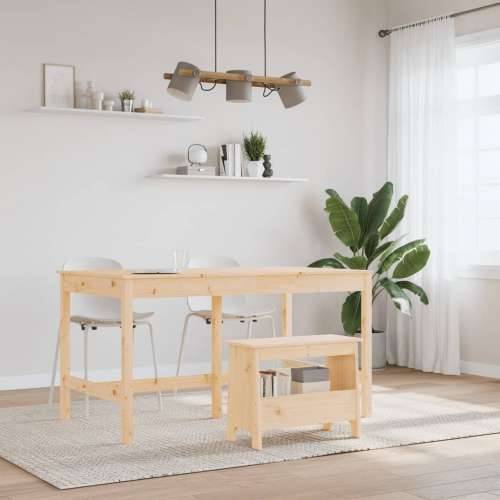 Klupa za hodnik 60x28x45 cm od masivne borovine - Prirodna 60 x 28 x 45 cm Cijena