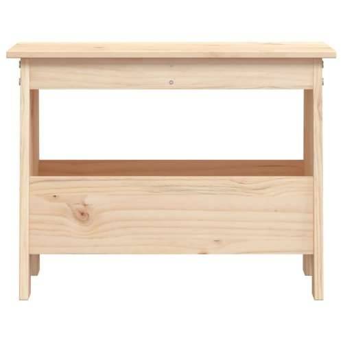 Klupa za hodnik 60x28x45 cm od masivne borovine - Prirodna 60 x 28 x 45 cm Cijena