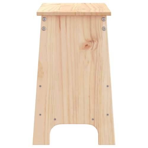 Klupa za hodnik 60x28x45 cm od masivne borovine - Prirodna 60 x 28 x 45 cm Cijena