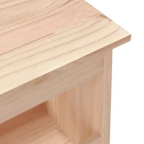 Klupa za hodnik 60x28x45 cm od masivne borovine - Prirodna 60 x 28 x 45 cm Cijena