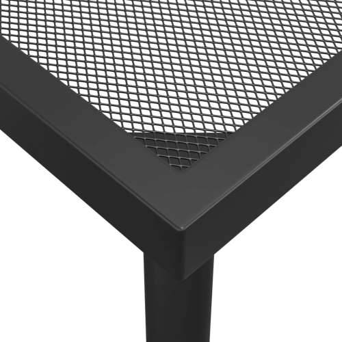 Vrtna garnitura - 7-dijelni vrtni blagovaonski set antracit metalni mrežasti - Dužina stola 110 cm 6 Cijena