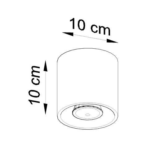 Stropna lampa ORBIS 1 crna Cijena
