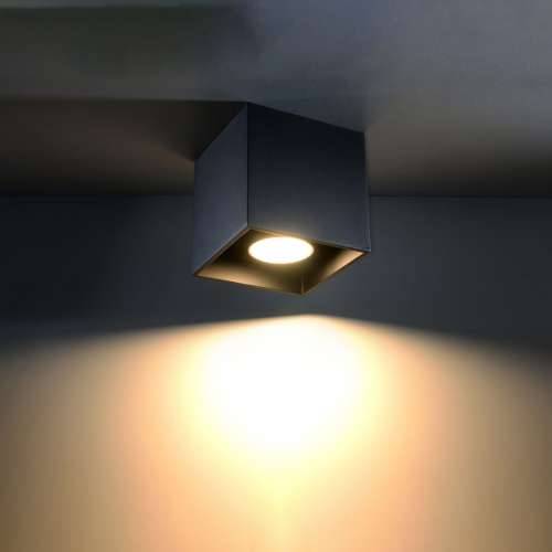 Stropna lampa QUAD 1 crna Cijena