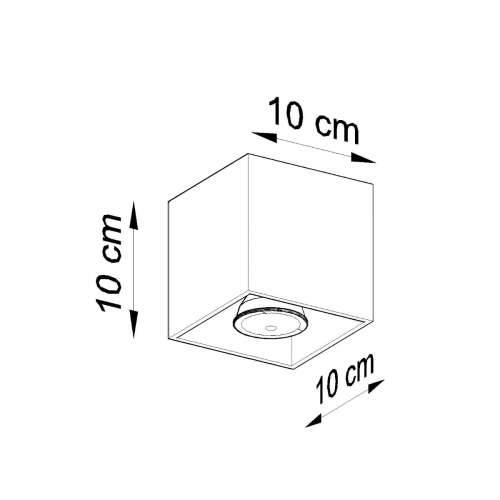 Stropna lampa QUAD 1 siva Cijena