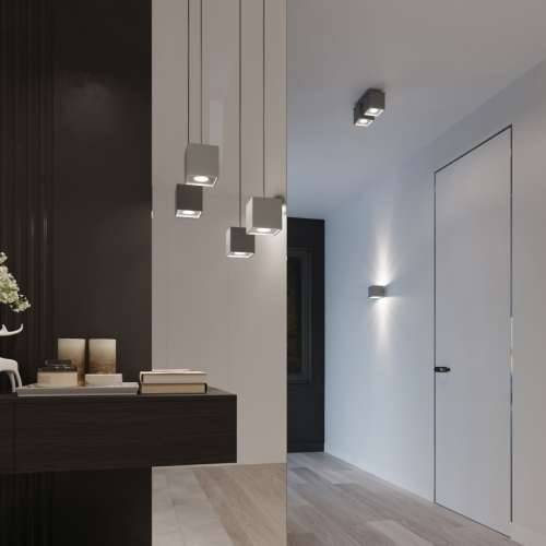 Stropna lampa QUAD 1 siva Cijena