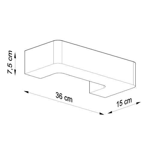 Zidna lampa keramika MAGNET Cijena