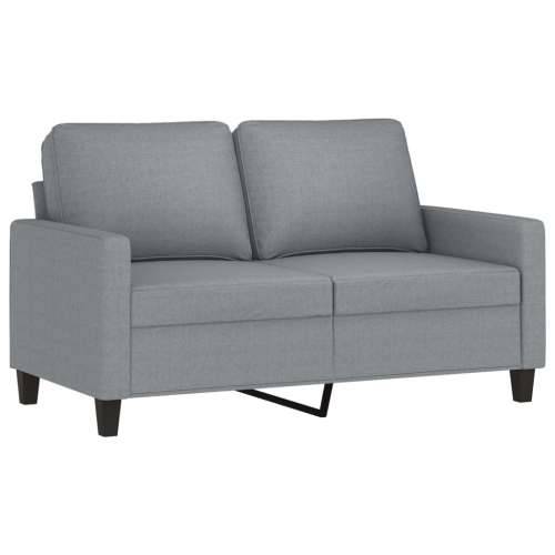 2-dijelni set sofa s jastucima svjetlosivi od tkanine - Svjetlosiva s jastučićima Cijena