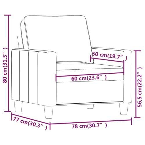 Fotelja krem 60 cm Tkanina - Krema 60 cm Cijena