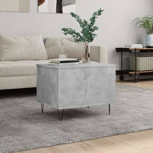 Stolić za kavu boja betona 60 x 44,5 x 45 cm konstruirano drvo - Beton siva 1 Cijena
